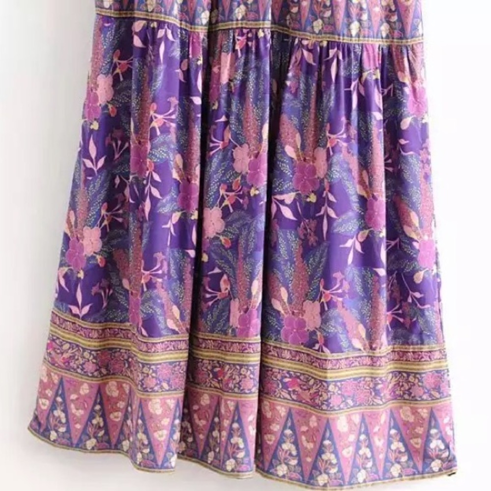 LAST ONE🎉Floral lantern sleeve dress - Picture 7 of 16